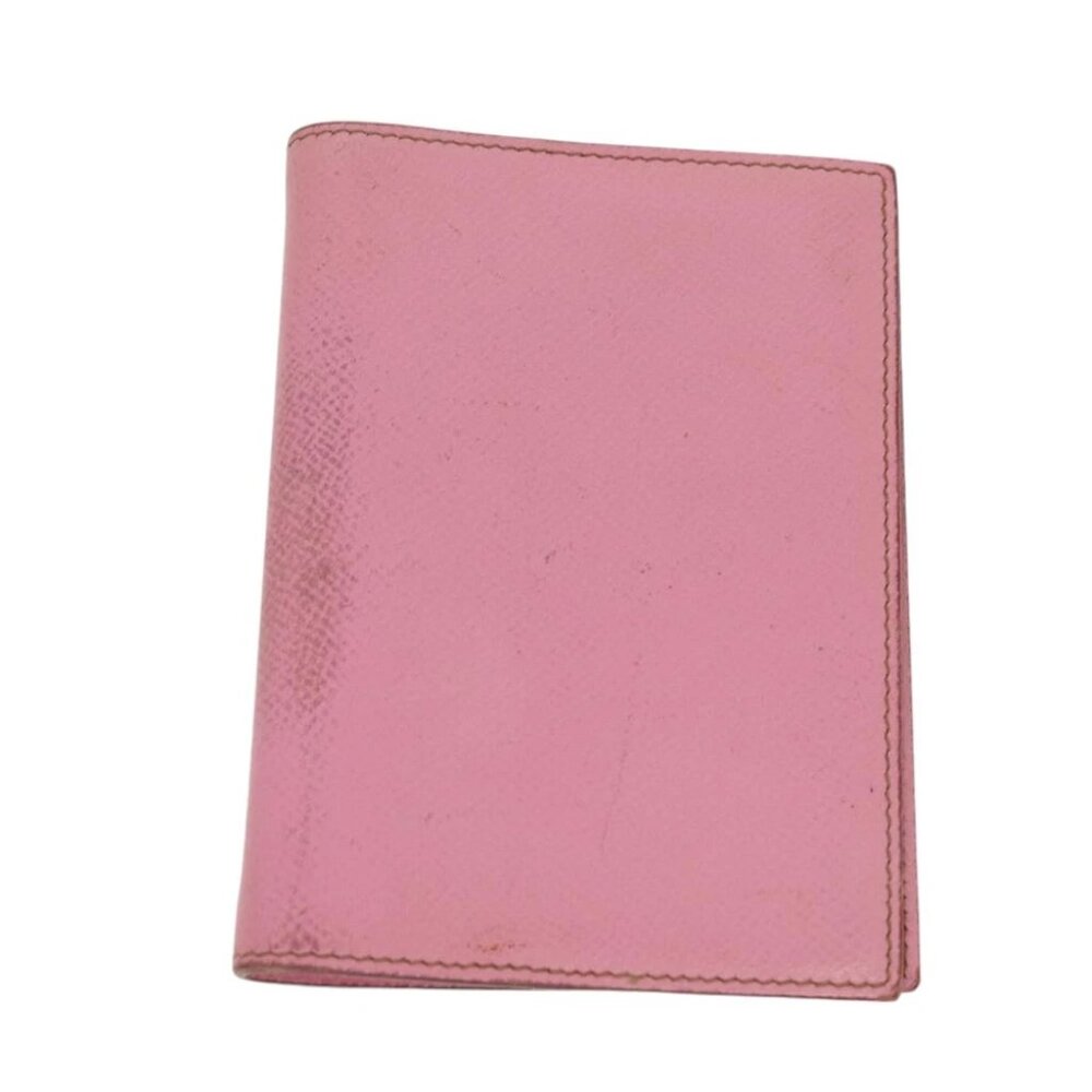 HERMES Agenda PM Day Planner Cover Epsom Leather Pink Auth 87806 - Picture 2 of 14